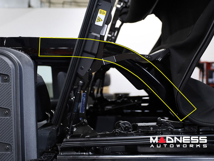 Ford Bronco Roll Bar Paint Protection - IAG - 4 Door Soft Top